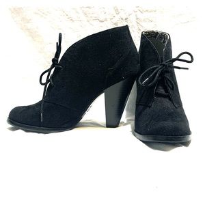 Lace up ankle booties